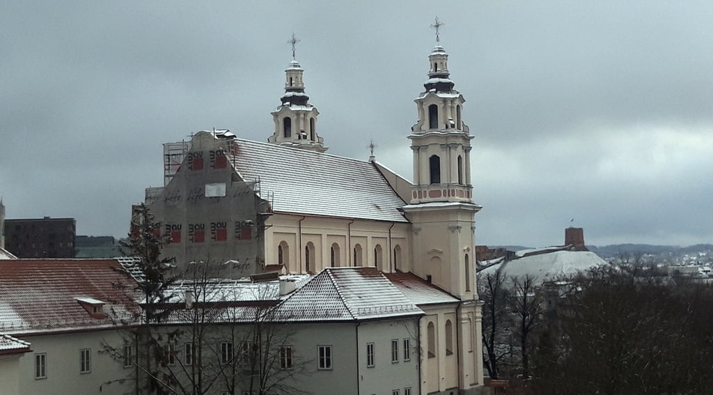 Vilniaus Šv. arkangelo Rapolo bažnyčios tvarkymo darbai (KIC nuotr.).