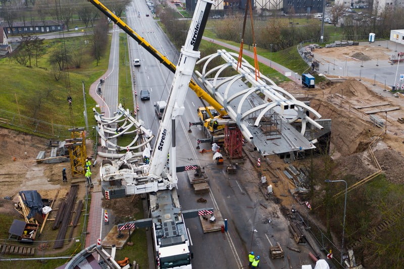 jonava pėsčiųjų tiltas kauno tiltai architektūros linija