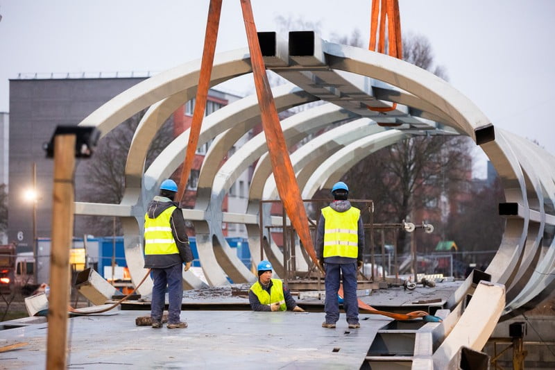 jonava pėsčiųjų tiltas kauno tiltai architektūros linija