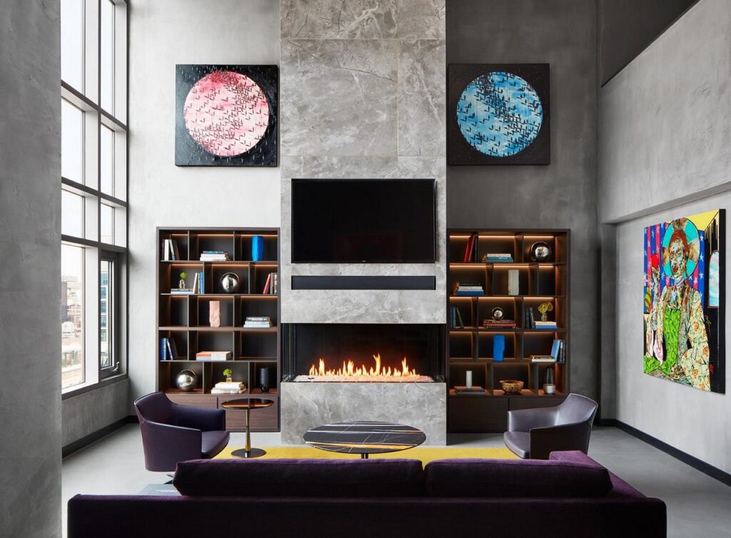 Nuova hotellerie Gansevoort Meatpacking NYC Poliform Penthouse