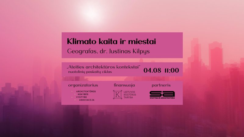 Klimato kaita ir miestai