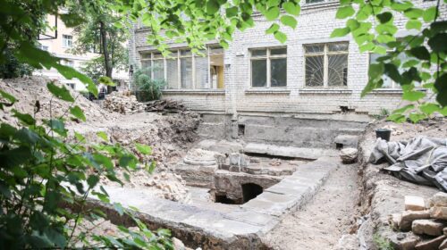 Vilniaus Didžiosios sinagogos archeologiniai tyrimai.  Valdo Kopūsto / BNS nuotr.