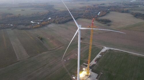 Vėji jėgainė Tryškiuose, E energija nuotr.