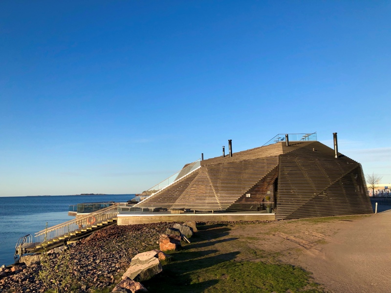 Medinė sauna Suomijoje