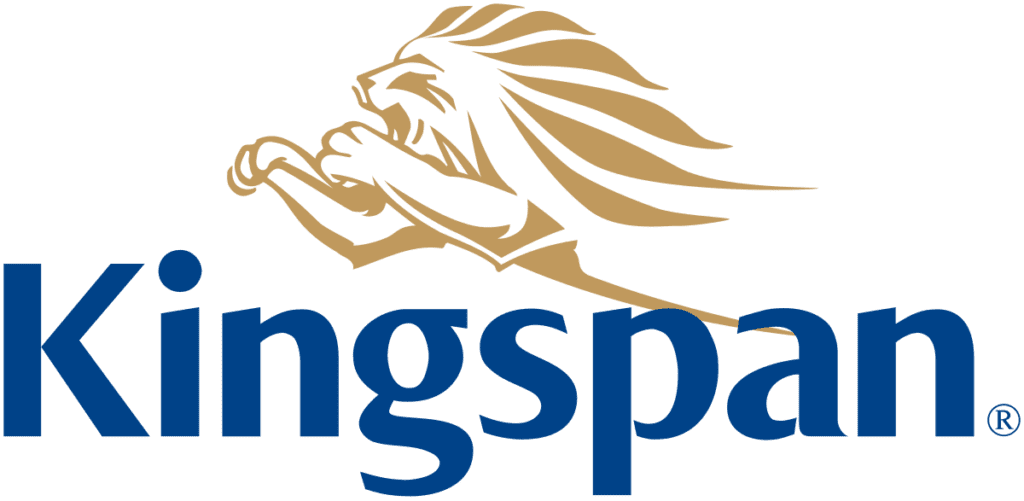 Kingspan Group building materials company logo with lion.svg