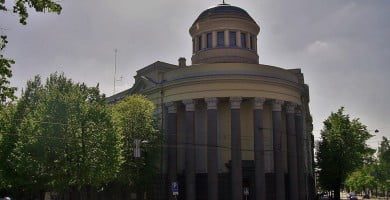 1929 m. suprojektuoti Teisingumo ministerijos ir Seimo rūmai (dab. Kauno valstybinė filharmonija). G. Oržikausko nuotr.